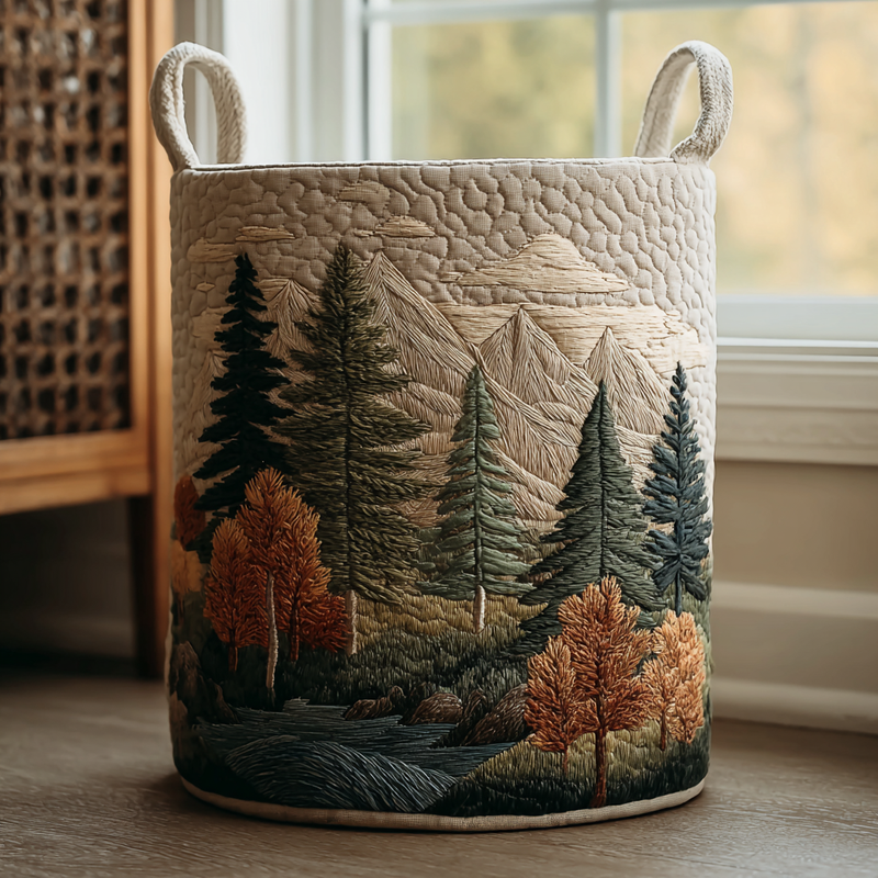 Mountain View | Cesto de Ropa Hecho a Mano