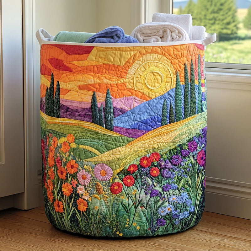 Pradera Brillante | Cesta de Ropa Hecha a Mano